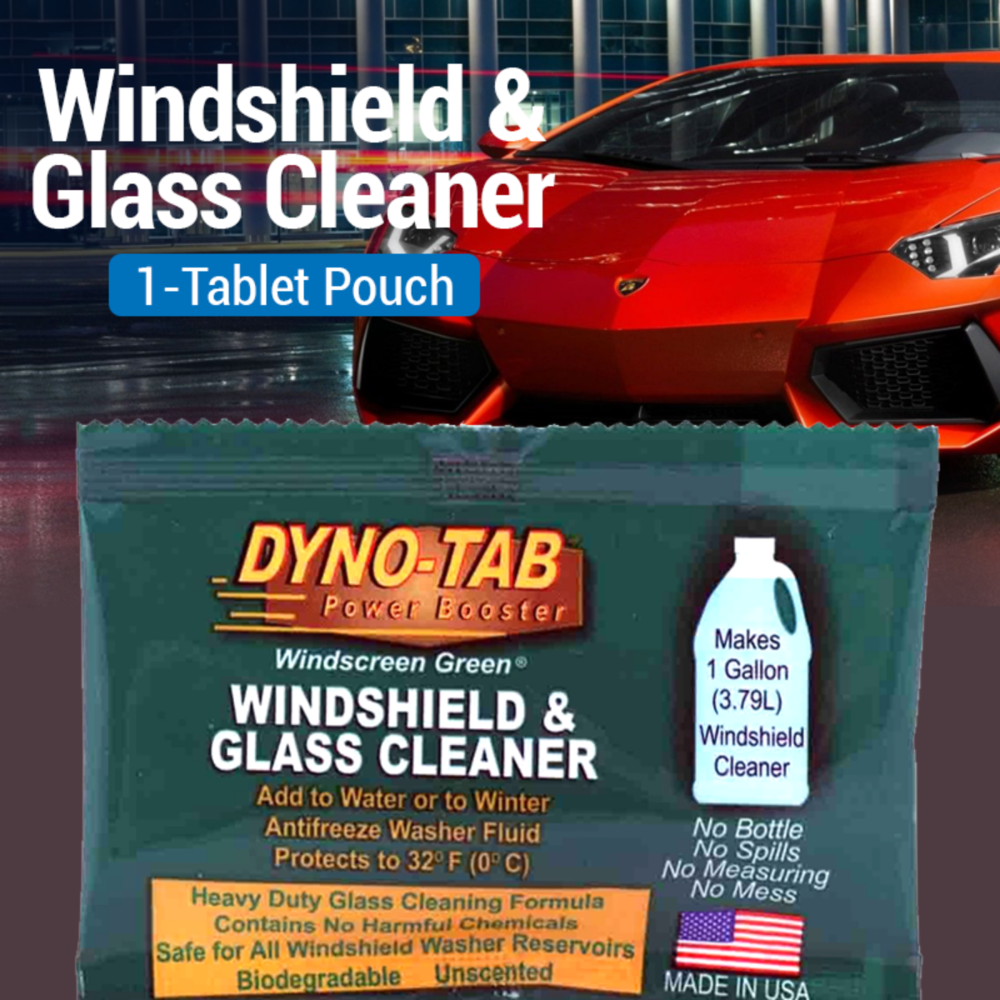 Dyno-tab® Windshield Cleaner 82601 | Contains 1 tablet, makes 1 gallon (3.79 liters)
